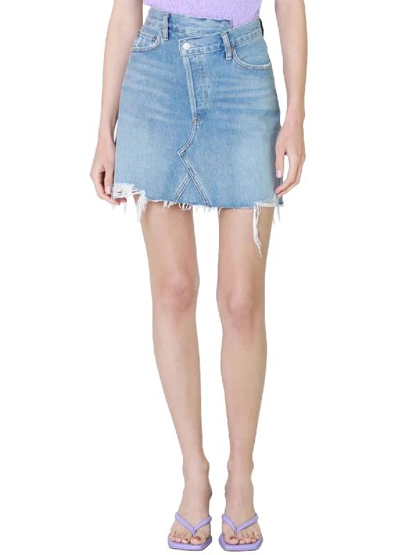 Fashionable Ease Twisted skirt Criss Cross Skirt In Symbol