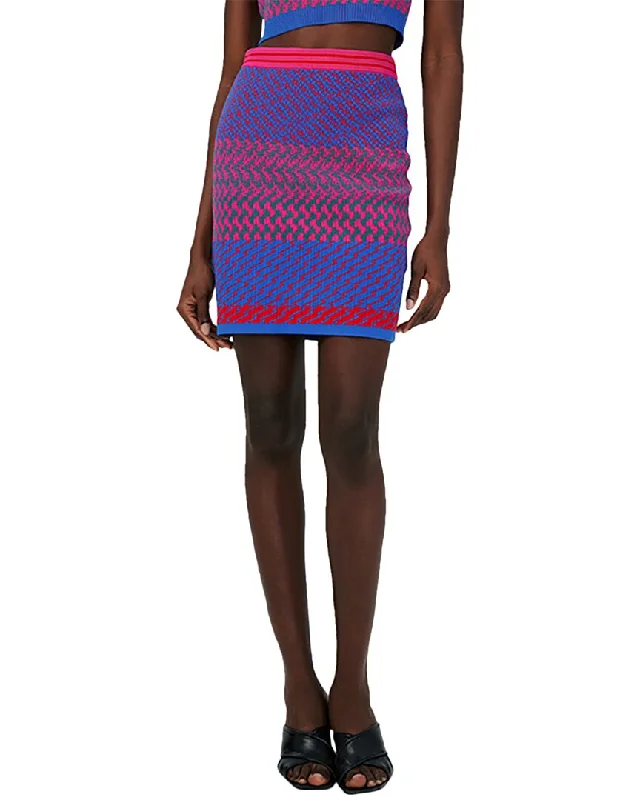 Versatile Comfort Faux leather pleated skirt Diane von Furstenberg Viv Skirt