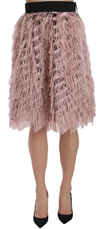 Trendy Casuals Drop-waist skirt Dolce & Gabbana Wide Elastic Waist High Fashion Women's Skirt Trendy Casuals Drop-waist skirt Dolce & Gabbana Wide Elastic Waist High Fashion Women's Skirt