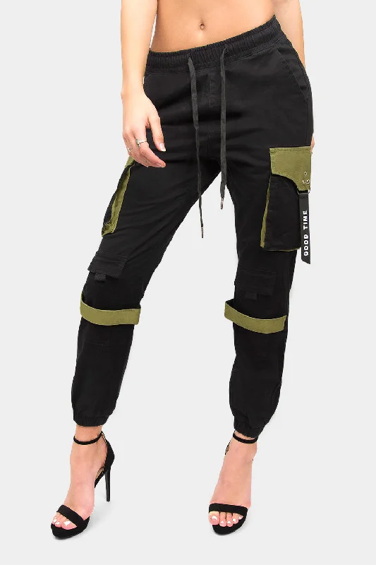 Soft Fabrics Cooling sports shorts High Waist Utility Cargo Joggers
