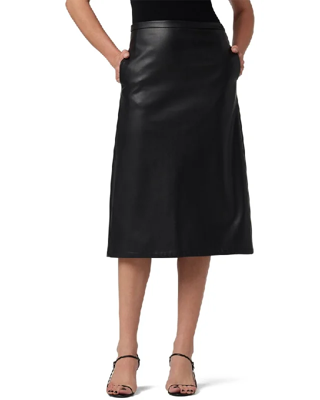 Soft Casuals Button-down denim skirt JOE'S Jeans Black Skirt