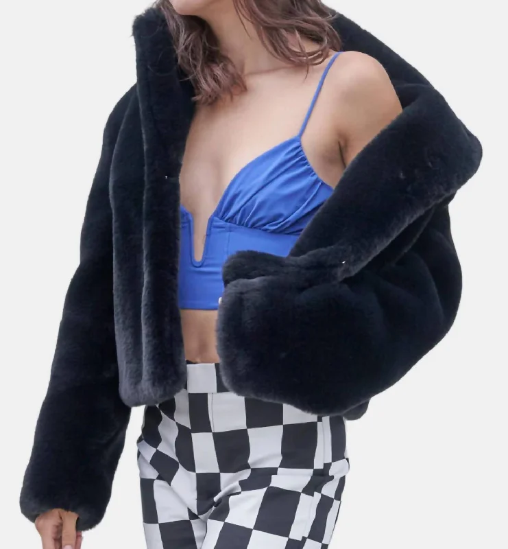Comfortable Jeans Urban bomber jacket Martha Jacket In Black