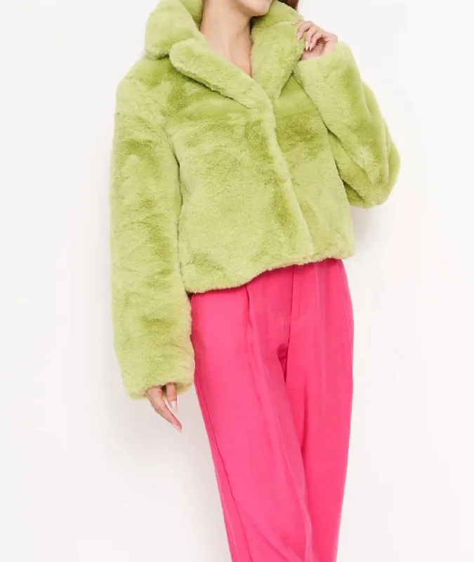 Relaxed Tops Padded bomber jacket Martha Jacket In Citrus
