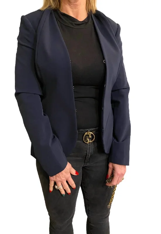 Cozy Apparel Safari jacket Miracle Jacket In Midnight Blue