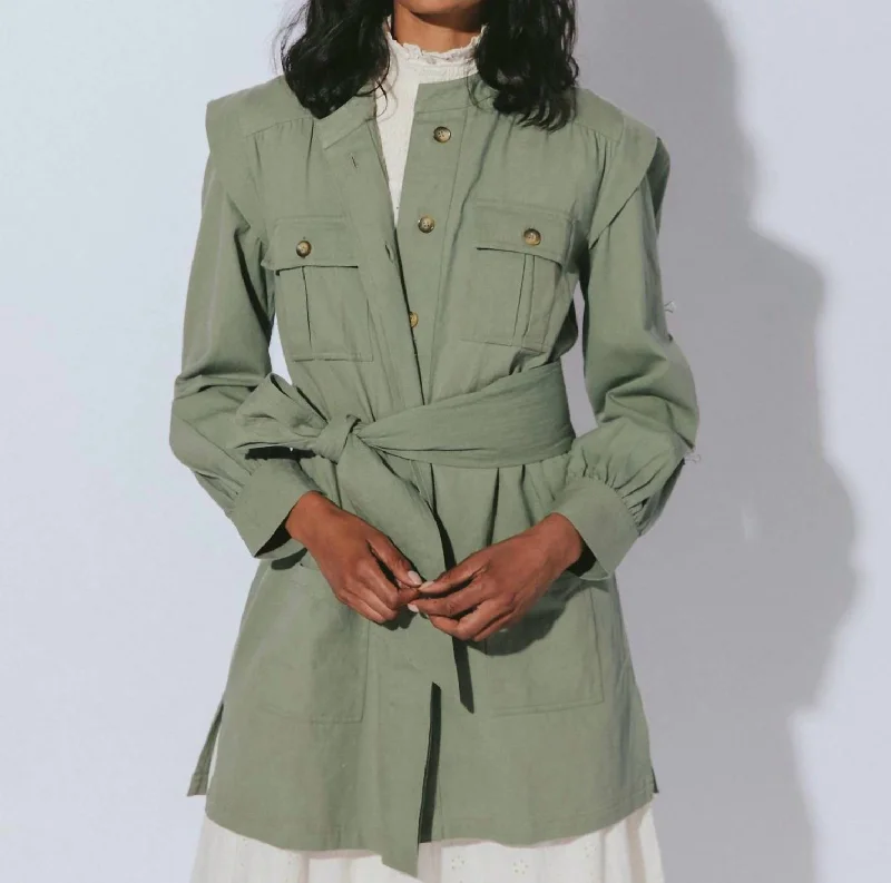 Effortless Outfits Structured jacket Nolan Army Jacket In Green