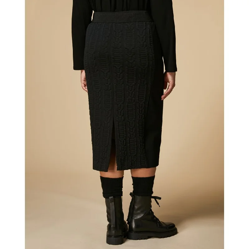 Comfy Dress Faux leather skirt OFITE