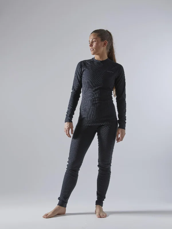 Soft Style Ribbed workout top WOMEN'S CORE DRY BASELAYER SET