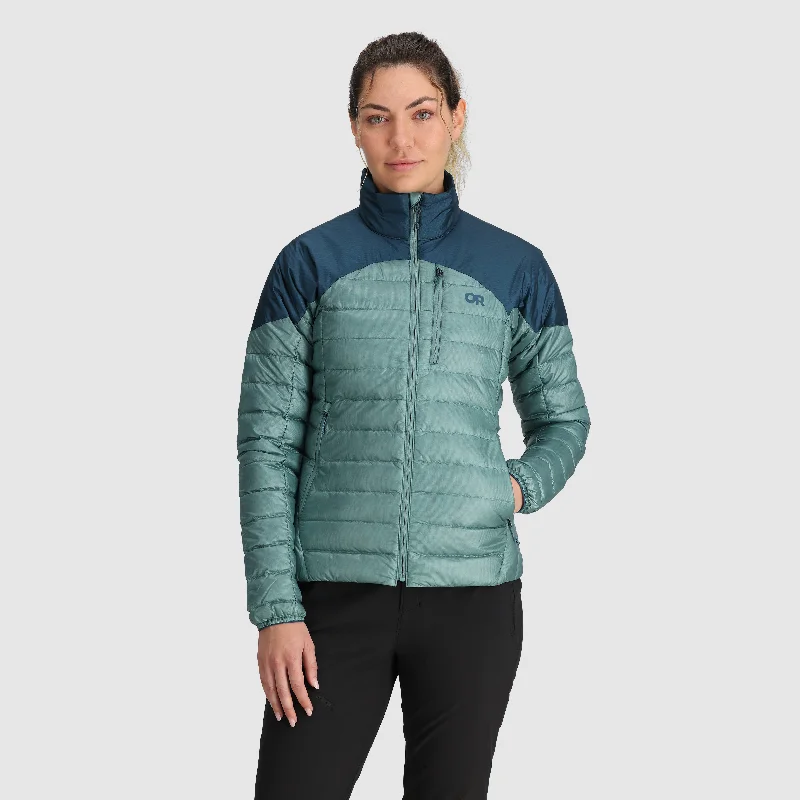 Casual Elegance Knit jacket Women's Helium Down Jacket