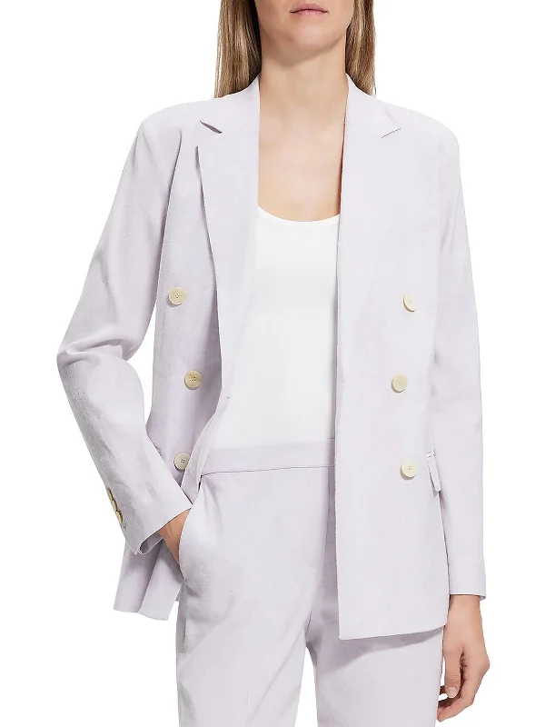 Easy-to-Wear Workwear jacket Womens Office Business Double-Breasted Blazer