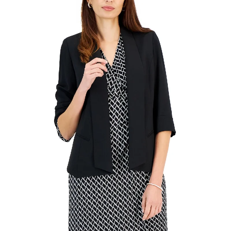 Comfortable Jackets Blazer-style jacket Womens Shawl Collar Office Open-Front Blazer