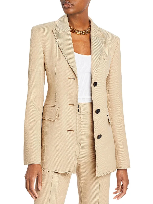 Classic Comfort Insulated jacket Womens Wool Blend Wool Two-Button Blazer