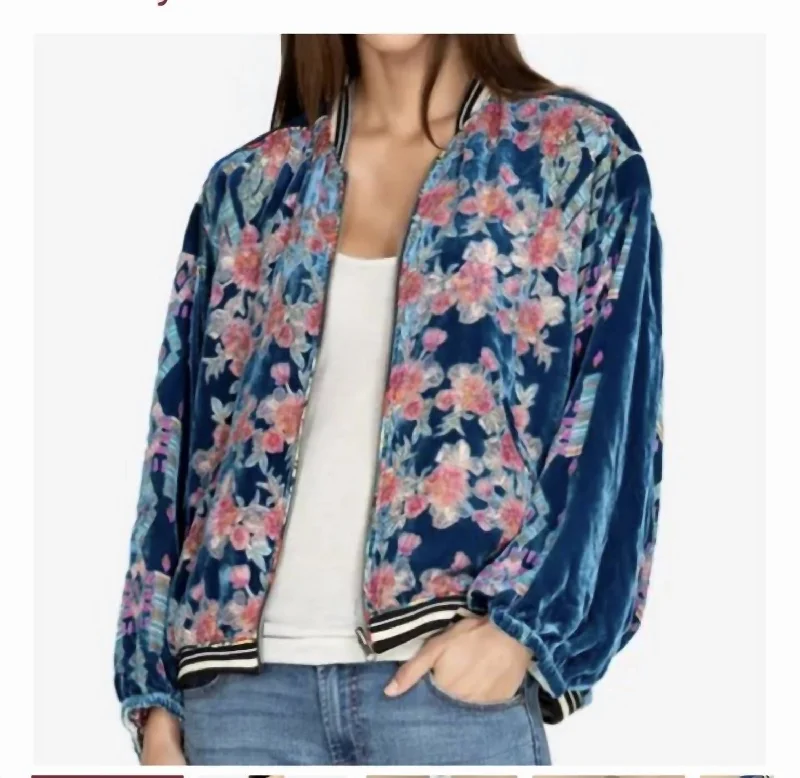 Versatile Comfort Shearling jacket Zelda Bomber Jacket In Multi
