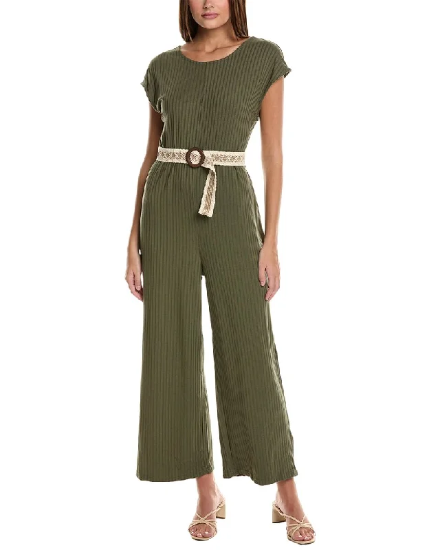 Cozy Chic Printed bodysuit ANNA KAY E-Coco Silk-Blend Jumpsuit