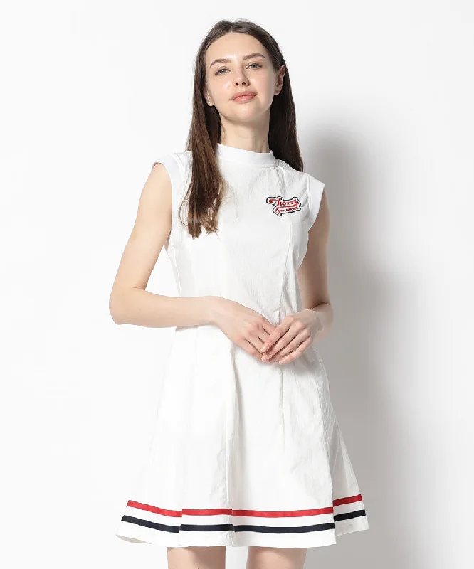 Cozy Shirts Fitted leggings Women's Valencia Dress White