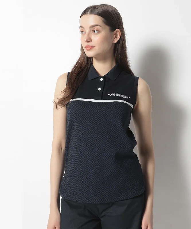 Comfort Fit Sports pullover Women's Sand's Sleeveless Polo Navy