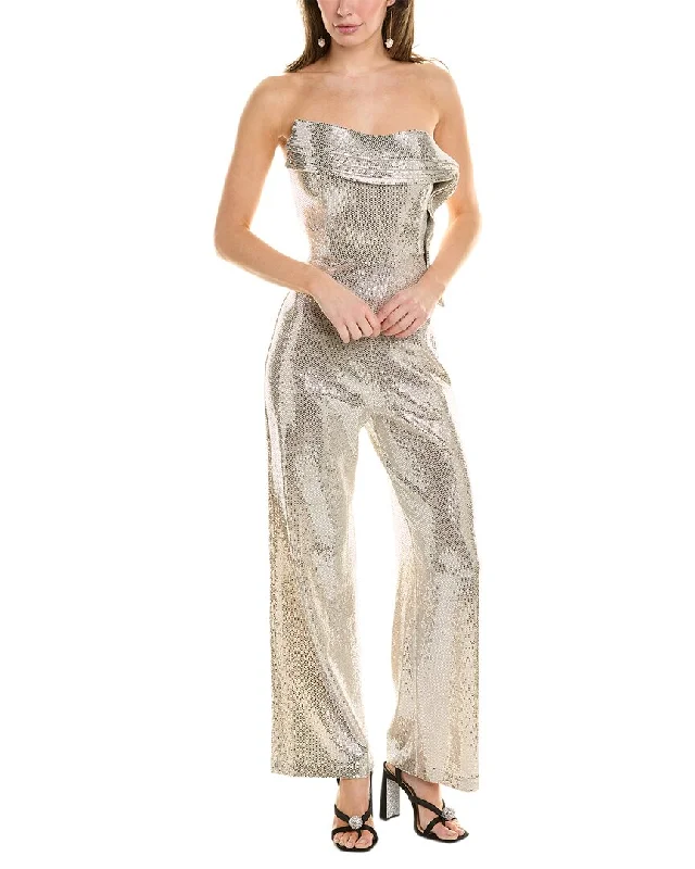 Trendy Casuals Lingerie bodysuit issue New York Sequin Jumpsuit