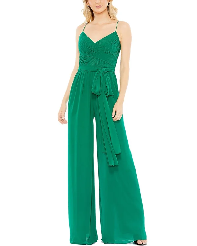 Soft Textures Strappy bodysuit Mac Duggal Jumpsuit
