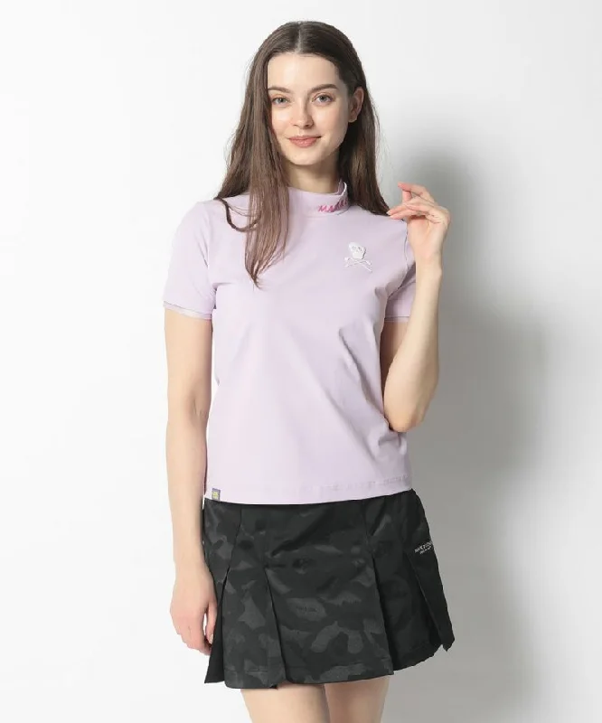 Comfortable Tops Racerback workout top Women's Ace Mock Neck Top Lavender