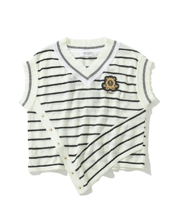 Comfortable Fashion Looks Tank top set Women's Royale Asymmetry Vest White