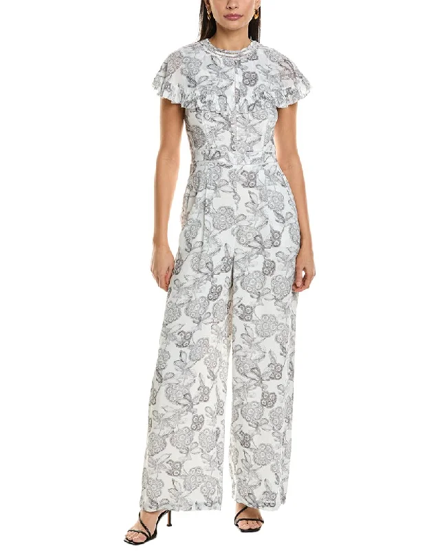 Effortless Wear Body-hugging bodysuit Ted Baker Cape Jumpsuit