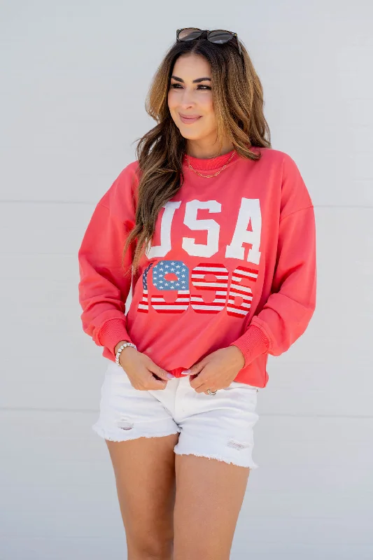 Relaxed Dresses Classic cut USA 1996 Graphic Crewneck