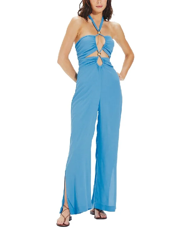 Comfortable Fashion Cotton bodysuit ViX Solid Luana Detail Jumpsuit