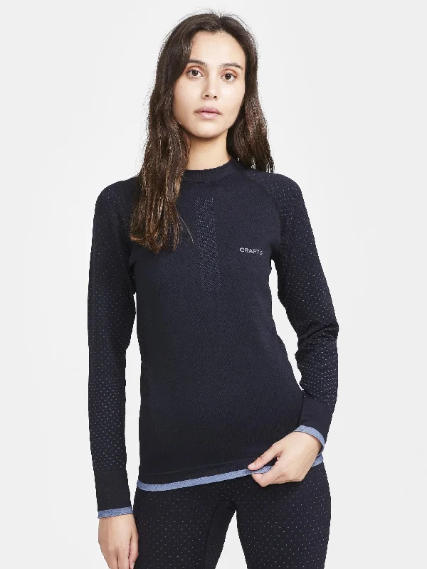 Elegant Fit Relaxed workout shorts WOMENS ADV WARM INTENSITY LONG SLEEVE
