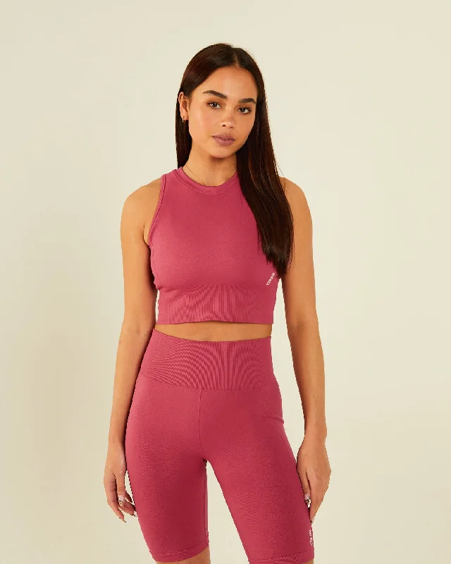 Relaxed Chic Sports leggings Valentina Vest Berry Sorbet