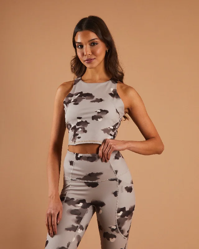 Sporty Wear Tight-fitting running pants Noa Tank Leopard