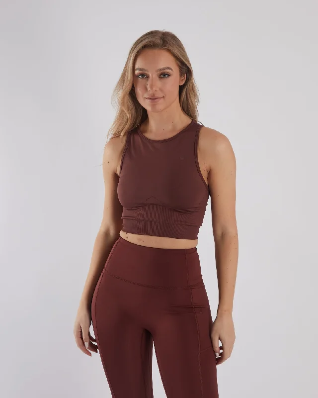 Timeless Comfort Sporty hoodie Abigail Vest Auburn Rust