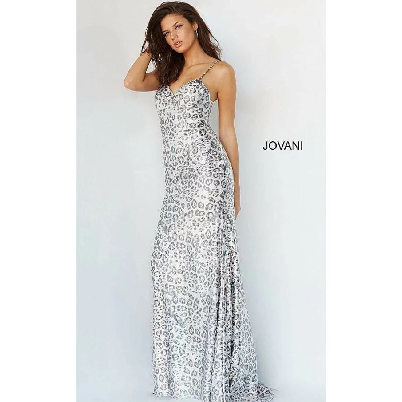 Urban Comfort Jovani Print Sweetheart Neckline Prom Dress 28285