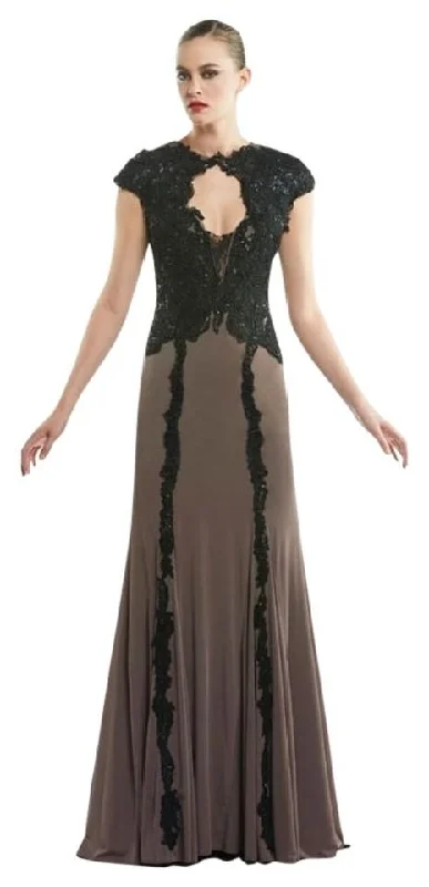 Fashion Comfort Sue Wong - N5430SC Keyhole Front Laced Evening Gown